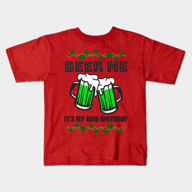 BEER ME - I'M IRISH Kids T-Shirt by INLE Designs